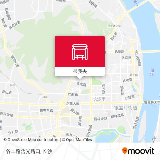 谷丰路含光路口地图