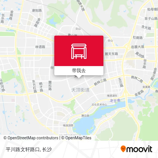 平川路文轩路口地图