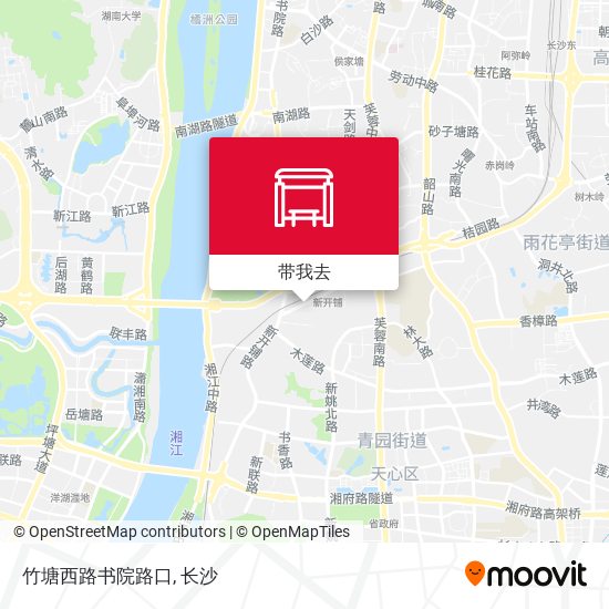 竹塘西路书院路口地图