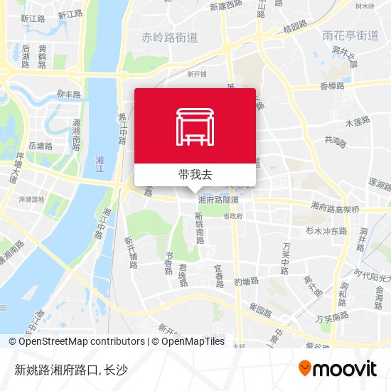 新姚路湘府路口地图