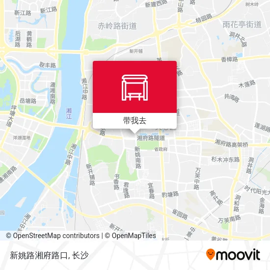 新姚路湘府路口地图