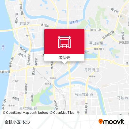 金帆小区地图