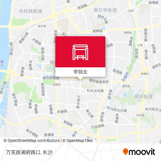 万芙路湘府路口地图