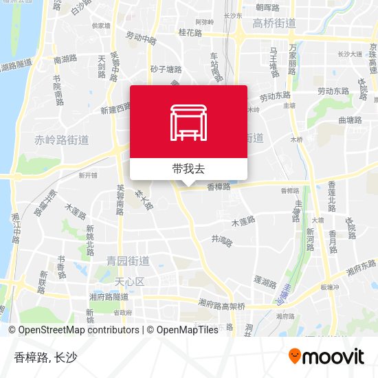 香樟路地图