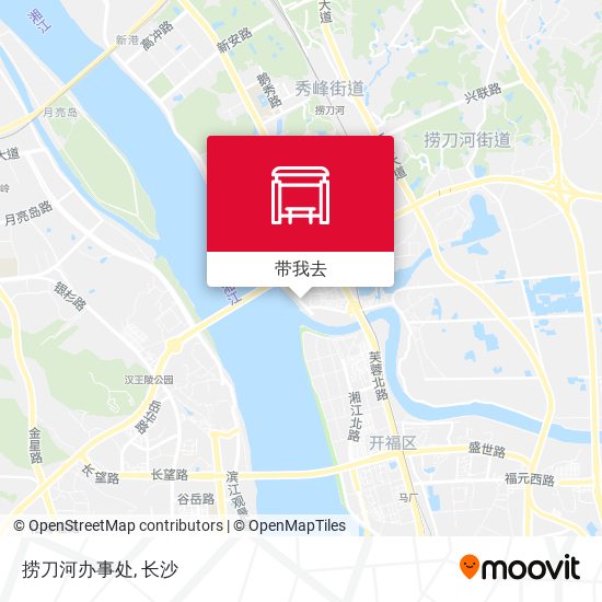 捞刀河办事处地图