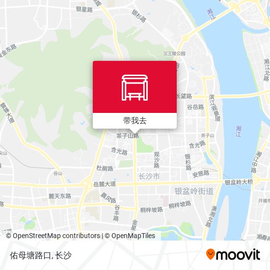 佑母塘路口地图