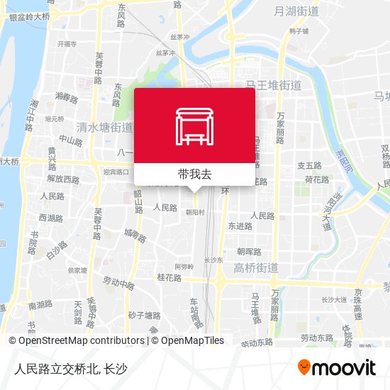 人民路立交桥北地图