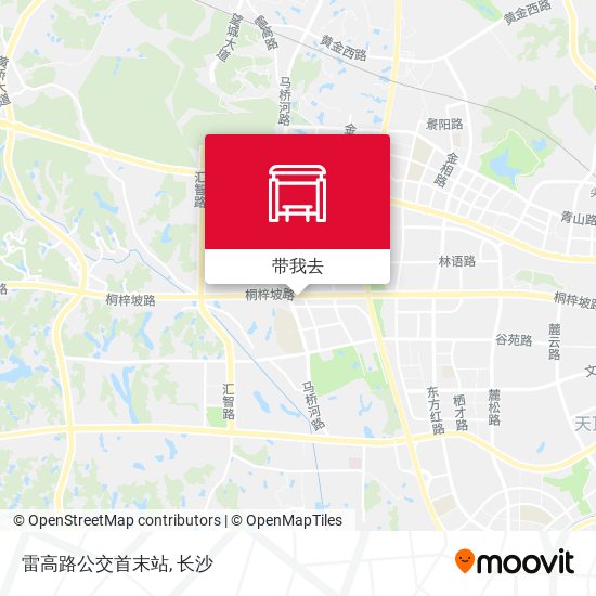 雷高路公交首末站地图