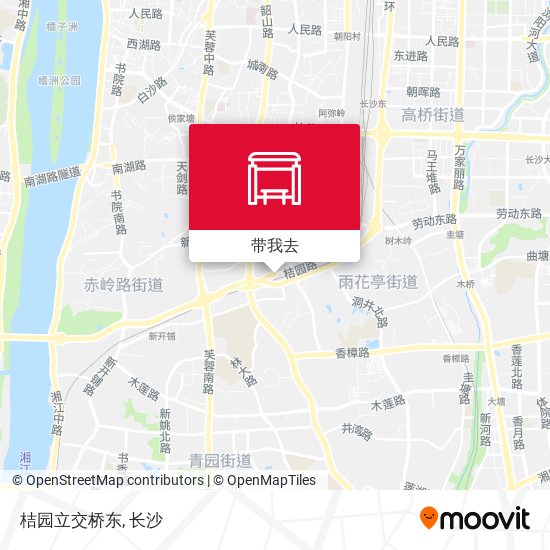 桔园立交桥东地图