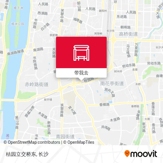 桔园立交桥东地图