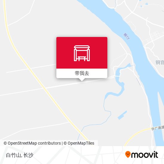 白竹山地图