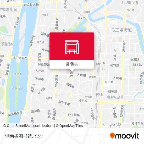 湖南省图书馆地图