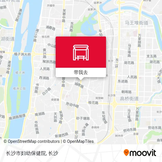 长沙市妇幼保健院地图