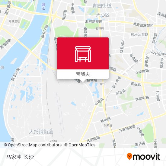 马家冲地图