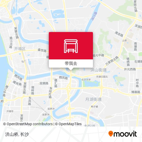 洪山桥地图