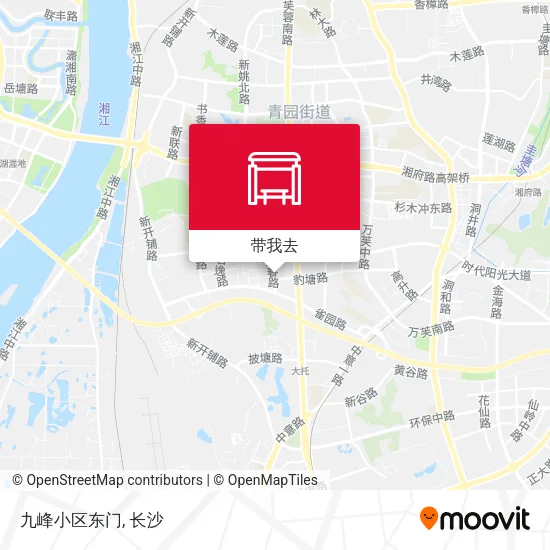 九峰小区东门地图