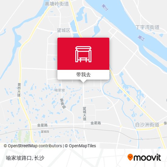喻家坡路口地图