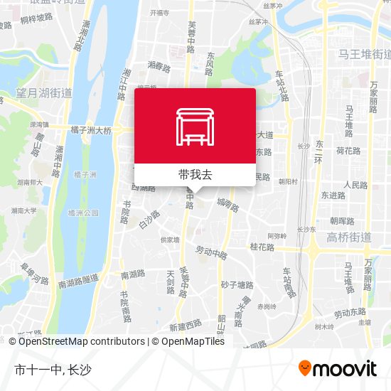 市十一中地图