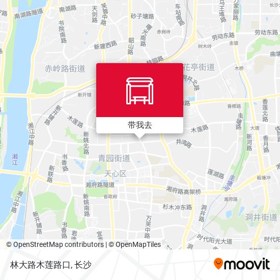 林大路木莲路口地图