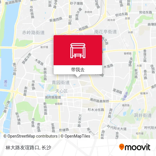 林大路友谊路口地图