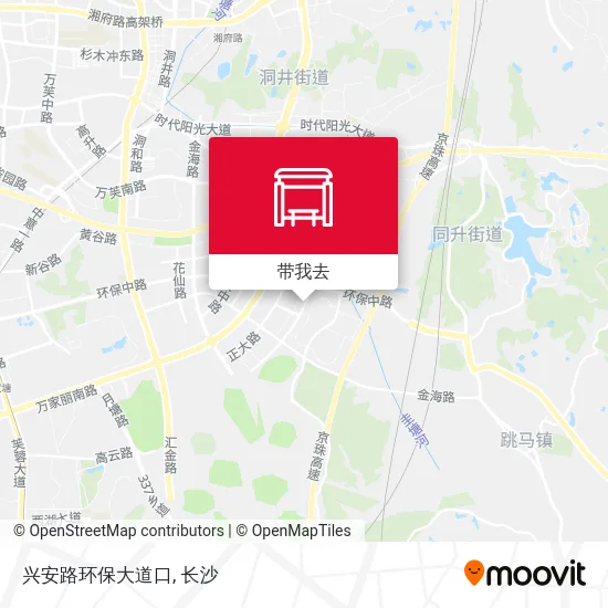 兴安路环保大道口地图