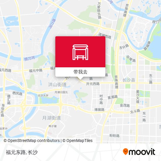 福元东路地图