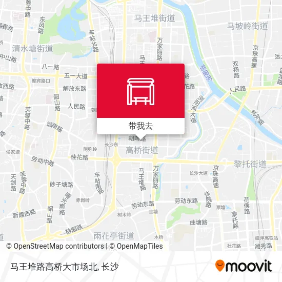 马王堆路高桥大市场北地图