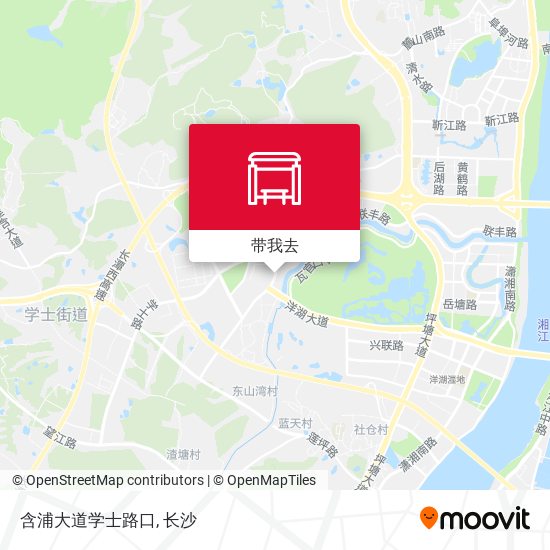 含浦大道学士路口地图
