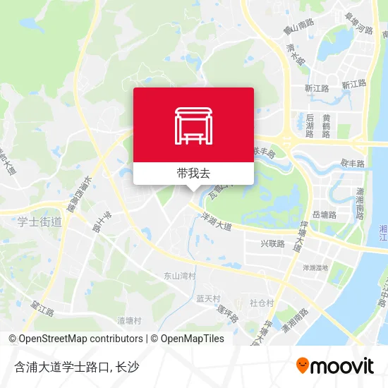 含浦大道学士路口地图