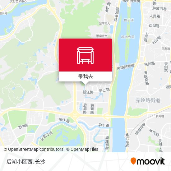 后湖小区西地图