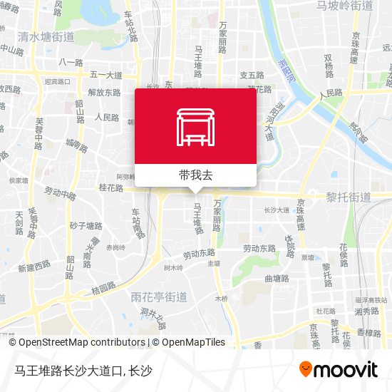 马王堆路长沙大道口地图