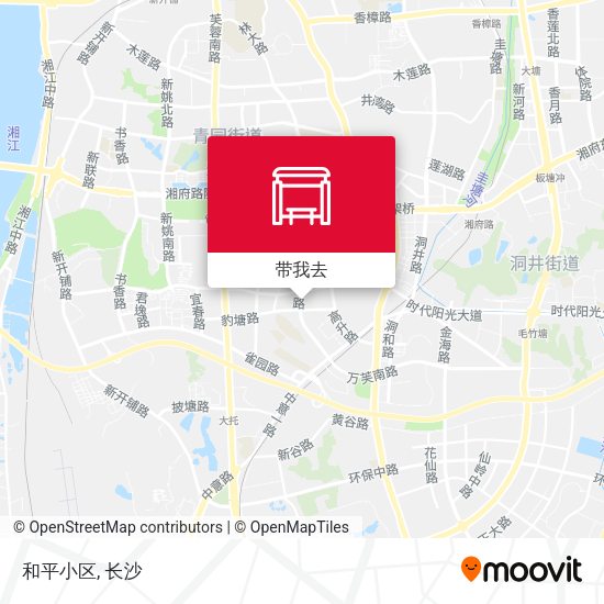 和平小区地图
