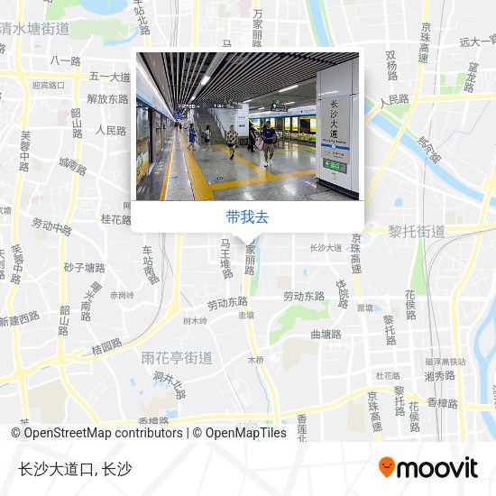 长沙大道口地图
