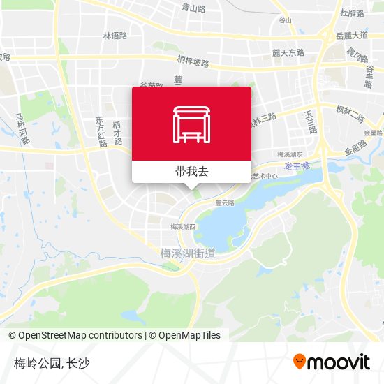 梅岭公园地图
