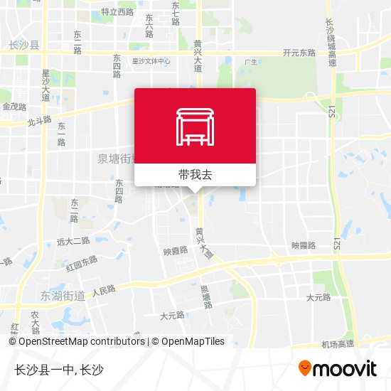 长沙县一中地图