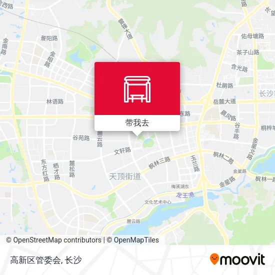 高新区管委会地图