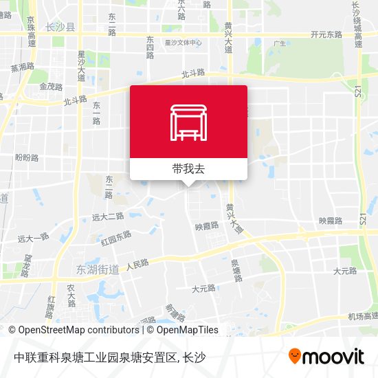 中联重科泉塘工业园泉塘安置区地图