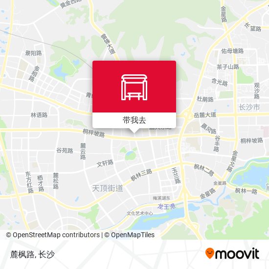 麓枫路地图