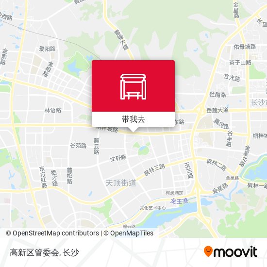 高新区管委会地图