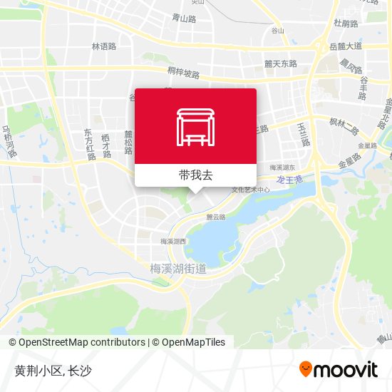 黄荆小区地图