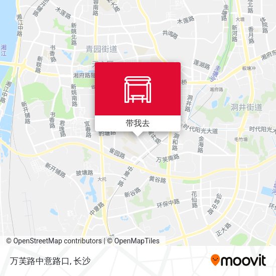 万芙路中意路口地图