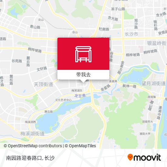 南园路迎春路口地图