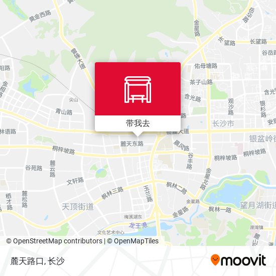 麓天路口地图
