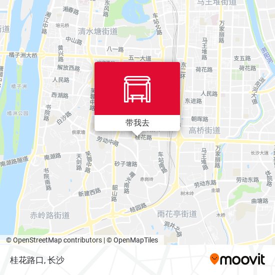 桂花路口地图