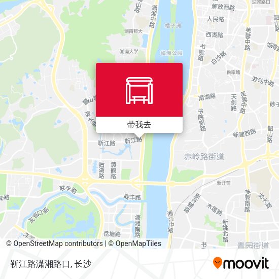 靳江路潇湘路口地图