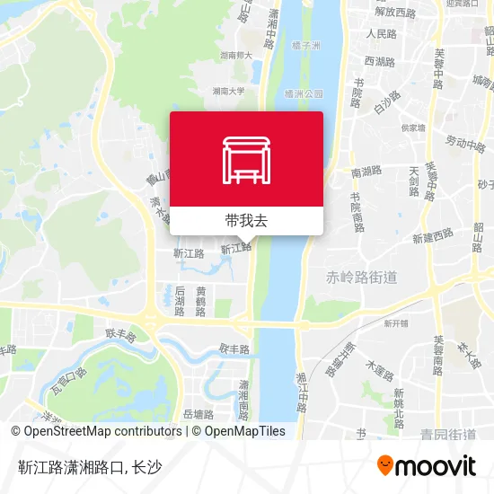 靳江路潇湘路口地图