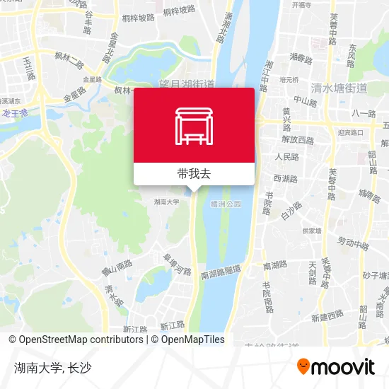 湖南大学地图