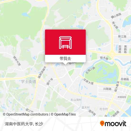 湖南中医药大学地图