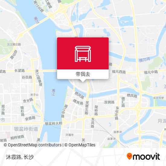 沐霞路地图