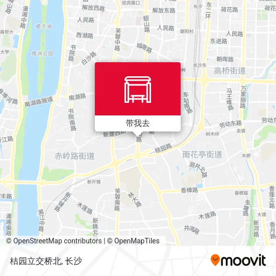 桔园立交桥北地图